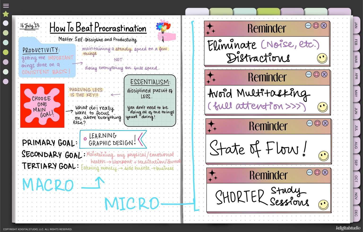 My notes from this class - image 1 - student project