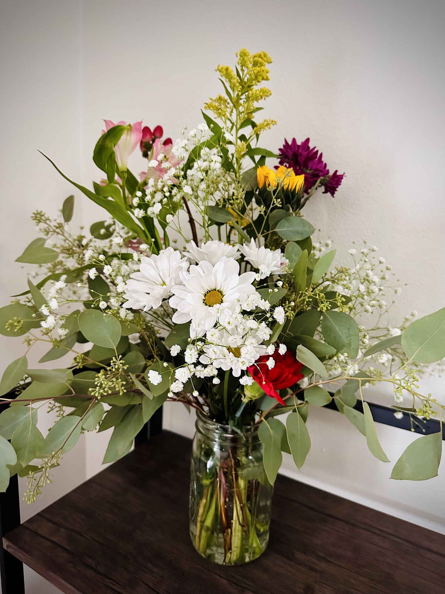 Arrangment in a Mason Jar - image 1 - student project