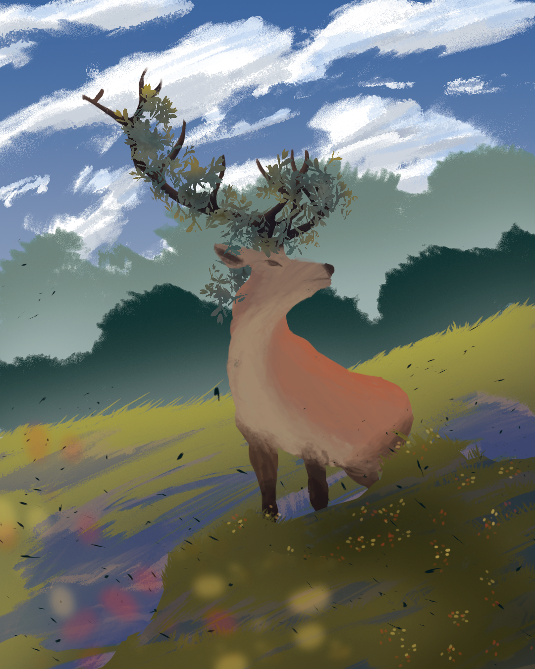 red deer - image 1 - student project