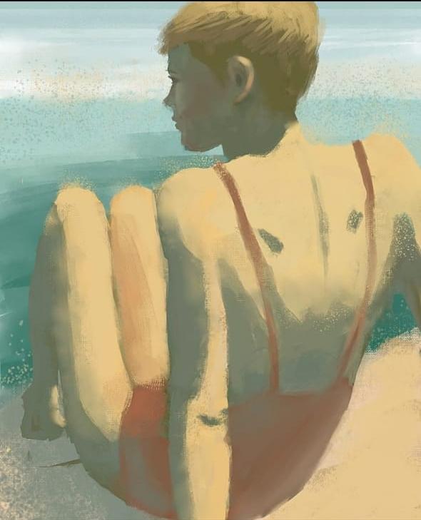 Girl at Sea - image 1 - student project