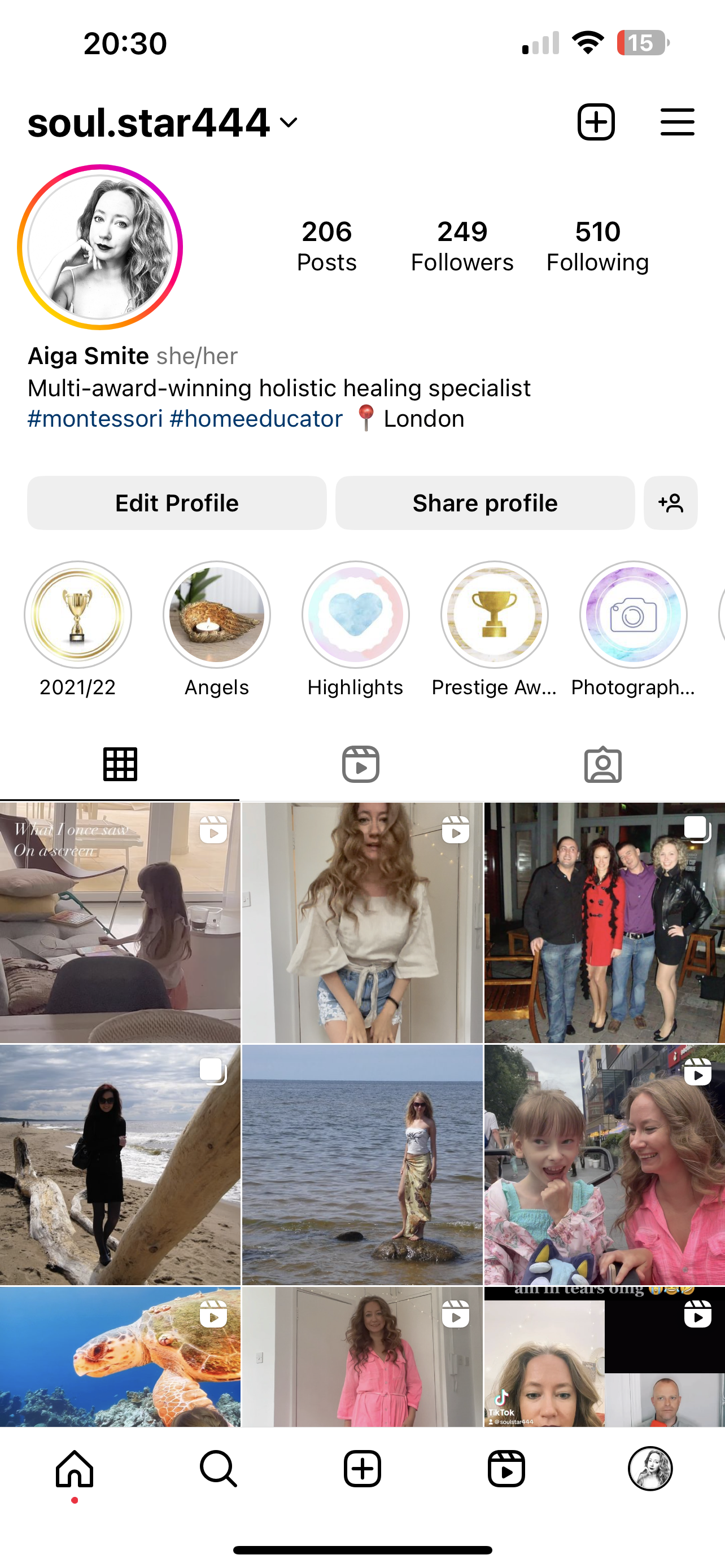Instagram account - image 1 - student project