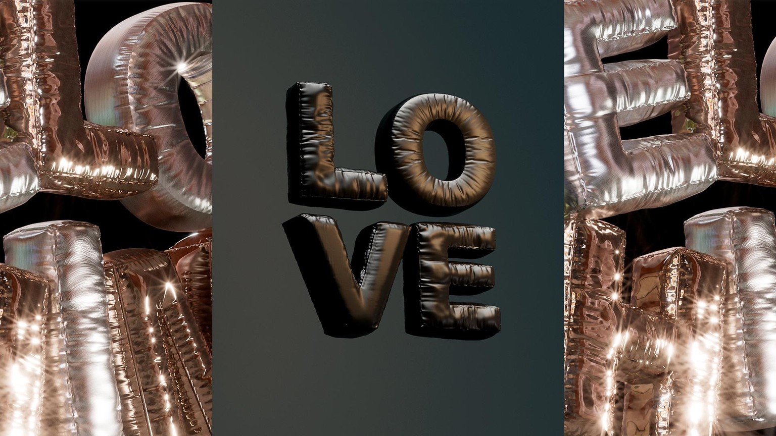 Love - Project 3D Typography Balloon - image 1 - student project