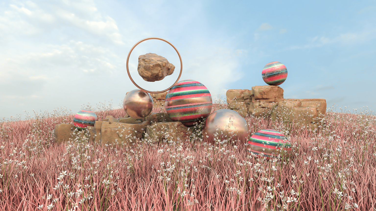 3D Landscape with Cinema 4D and Forester - image 1 - student project
