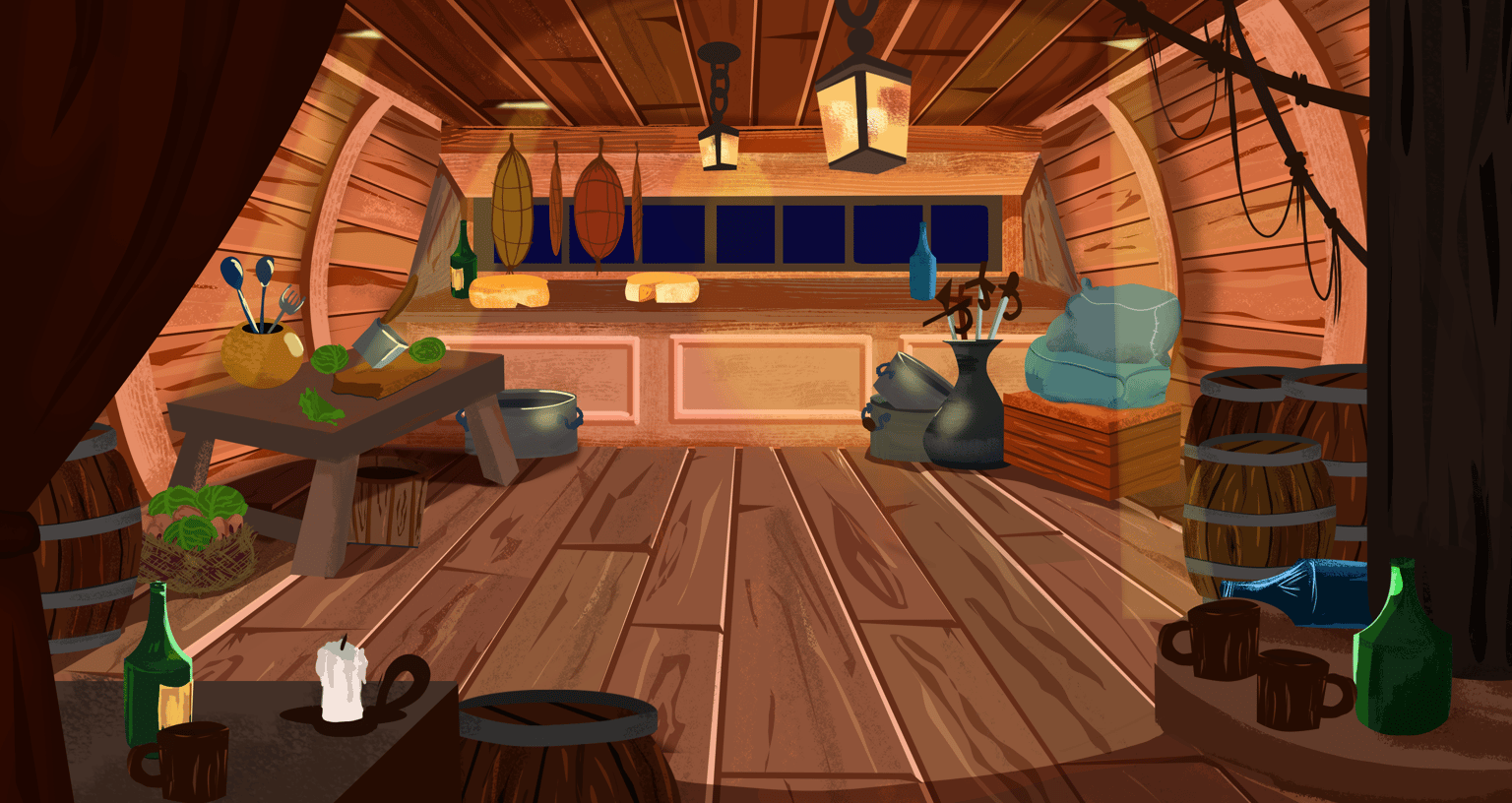 pirate's kitchen - image 1 - student project