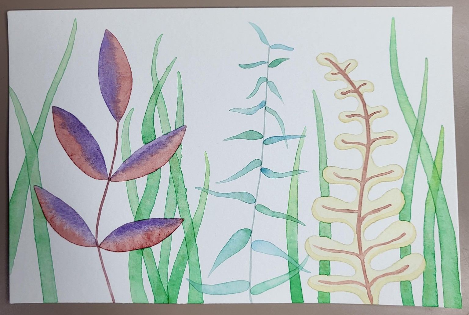 #SummerDreamScholarship2023 Leaf Painting - image 2 - student project