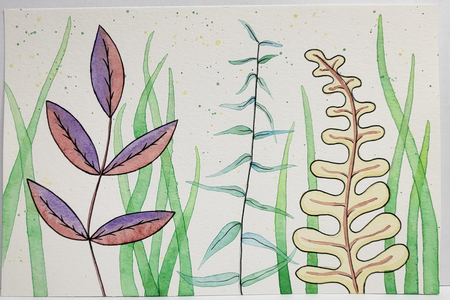 #SummerDreamScholarship2023 Leaf Painting - image 3 - student project