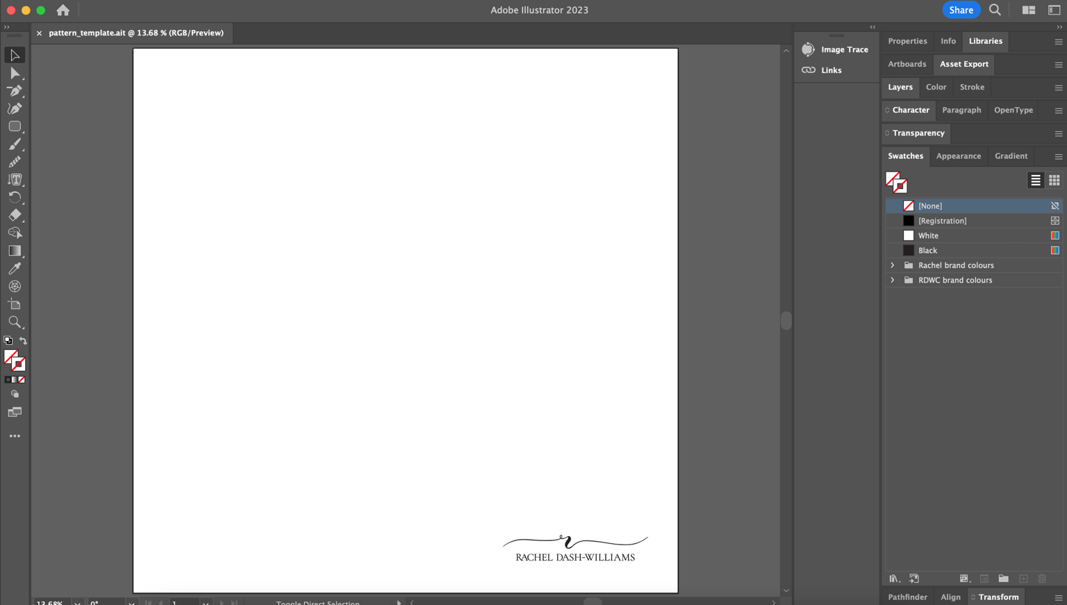 My Pattern Layout AI template - image 1 - student project