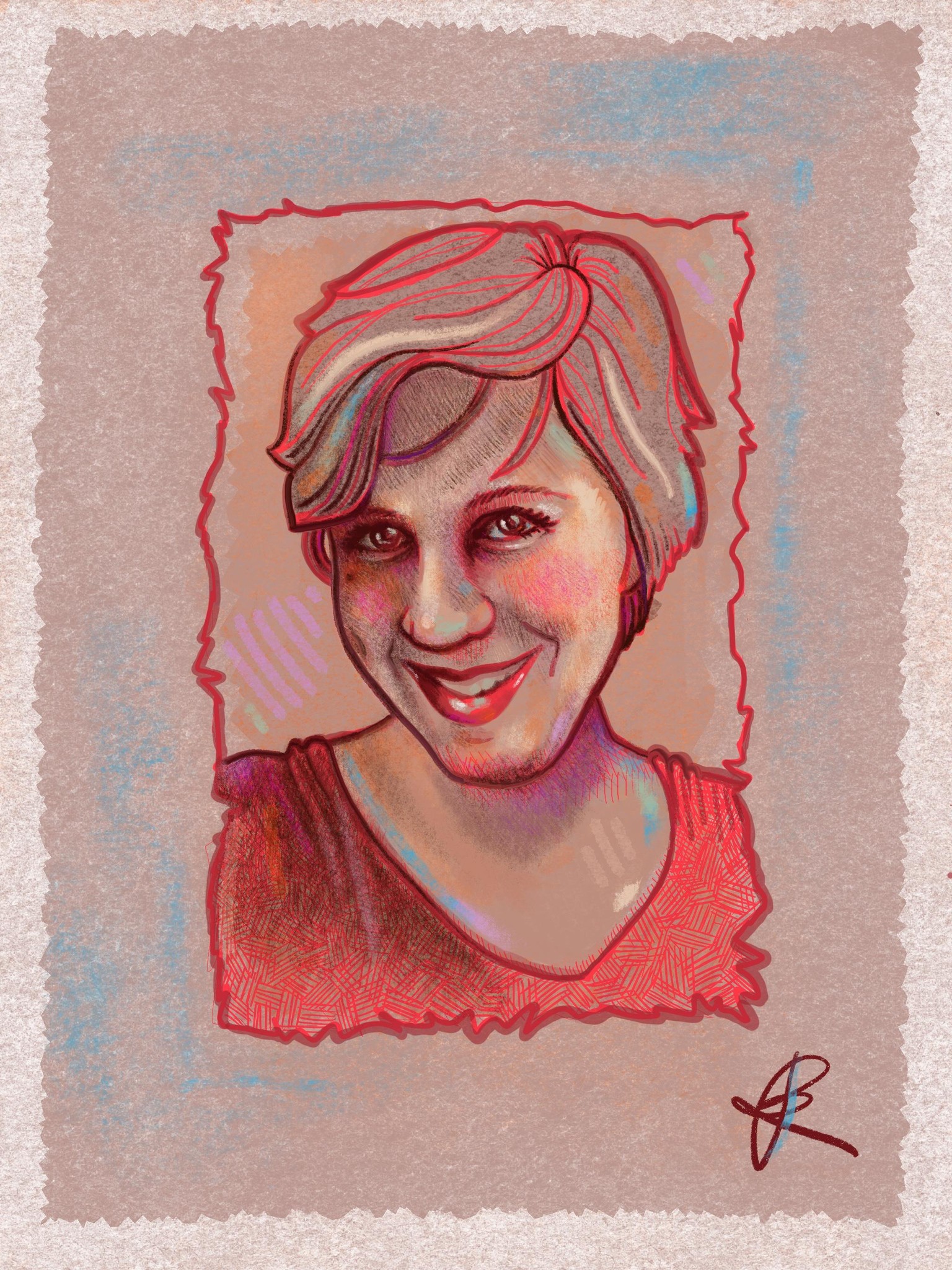 Self-portrait practice - image 2 - student project