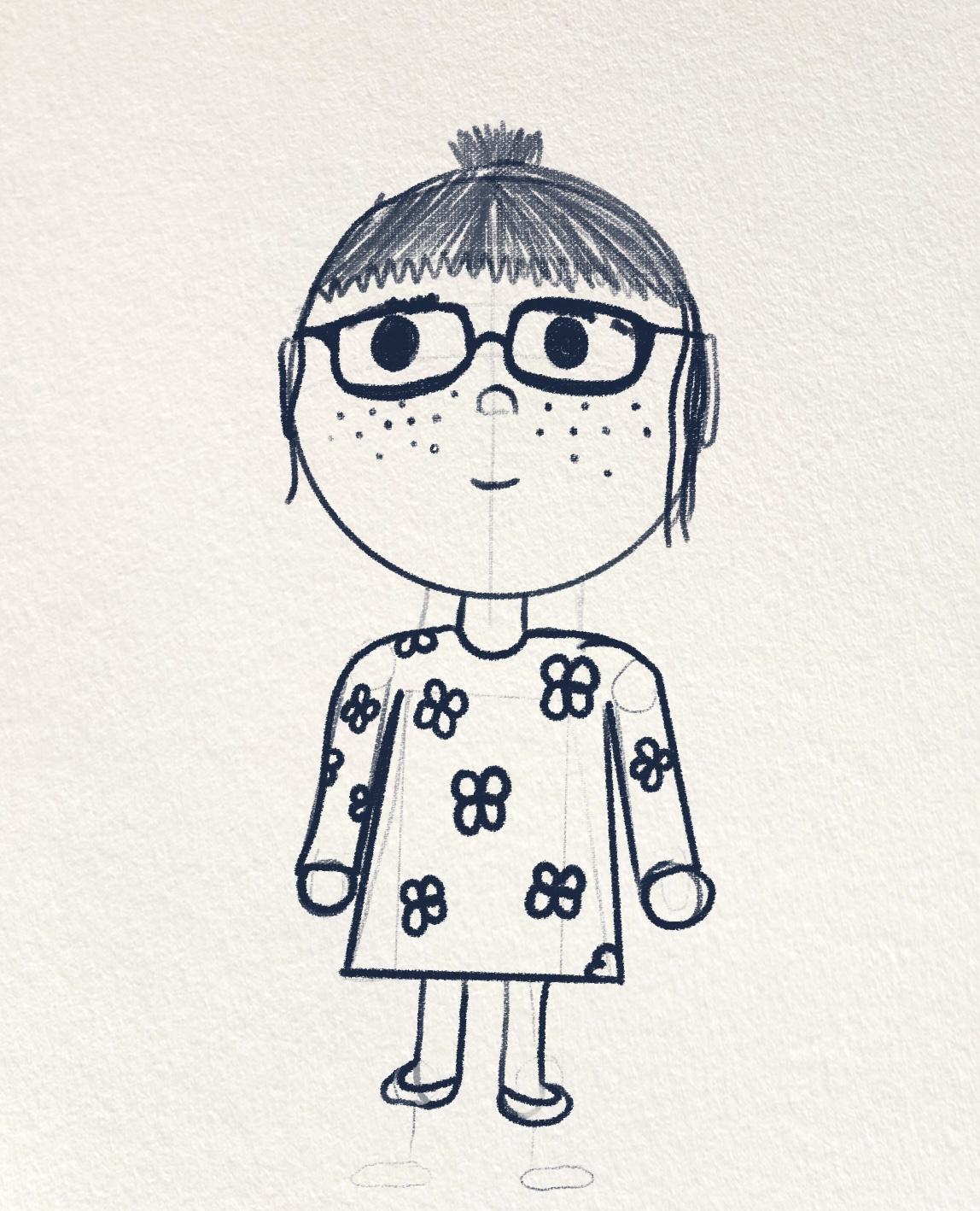 Selfie sketch - image 6 - student project
