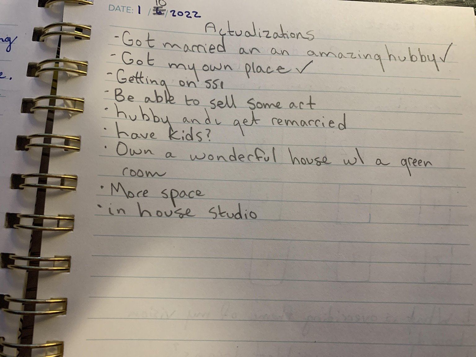 dream manifestation through journaling - image 2 - student project