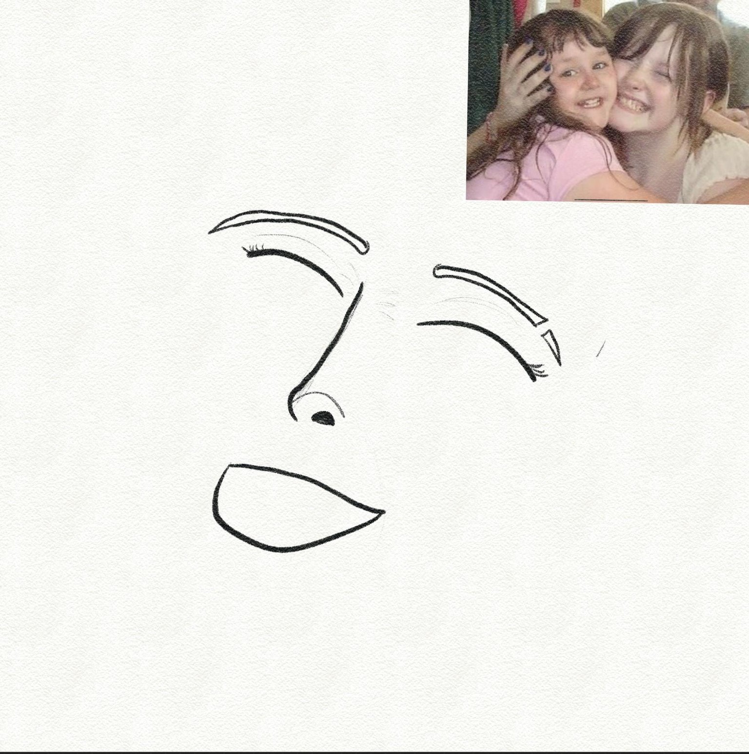 Selfie sketch - image 3 - student project
