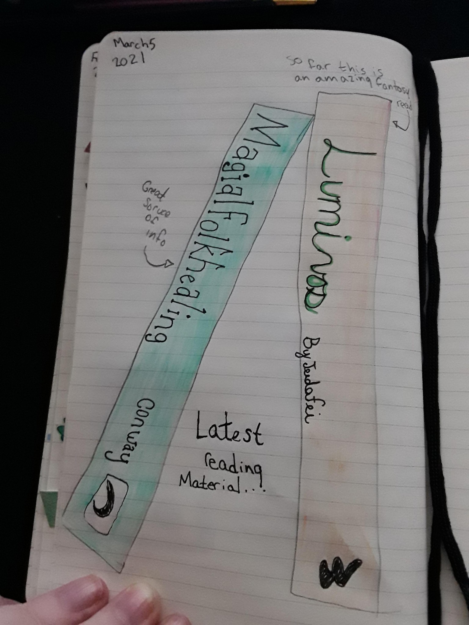 14 day art journaling challenge - image 4 - student project