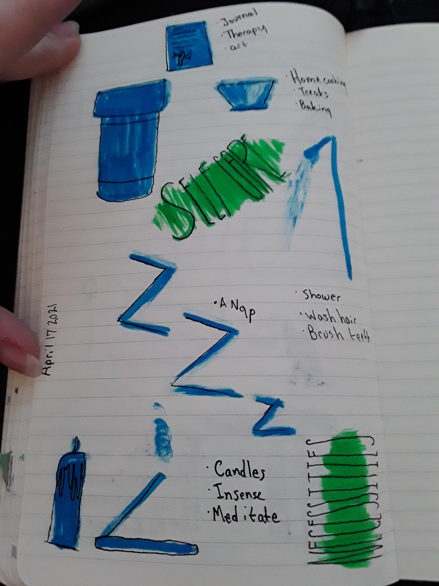14 day art journaling challenge - image 9 - student project