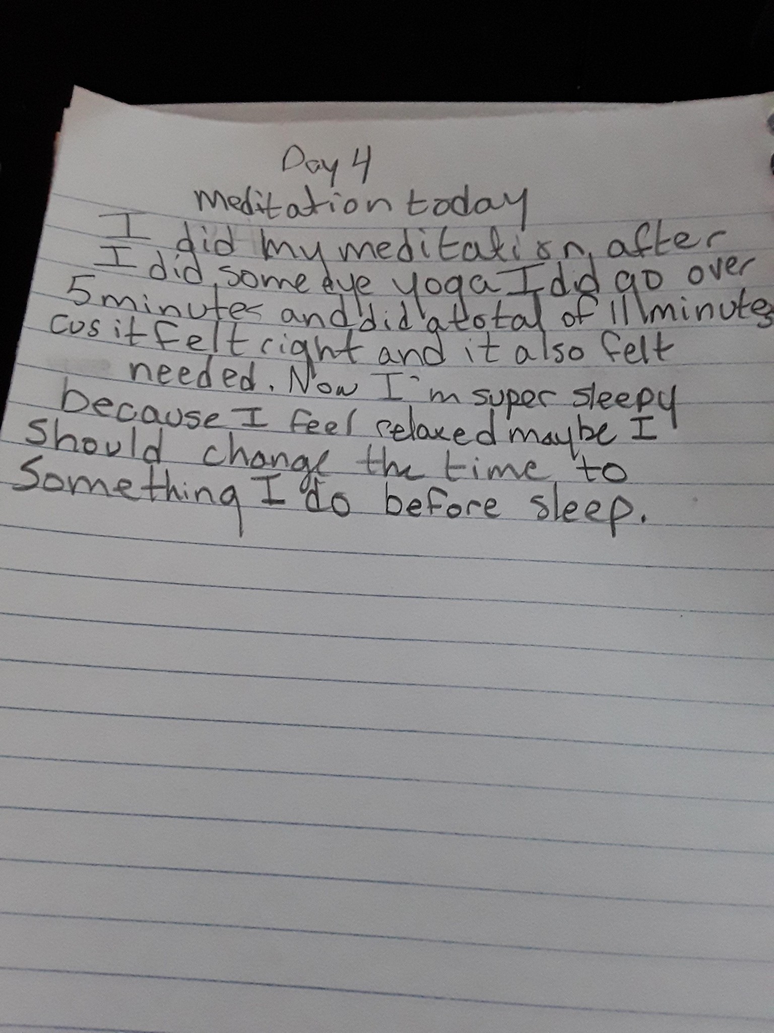 my 21 days of meditation - image 4 - student project