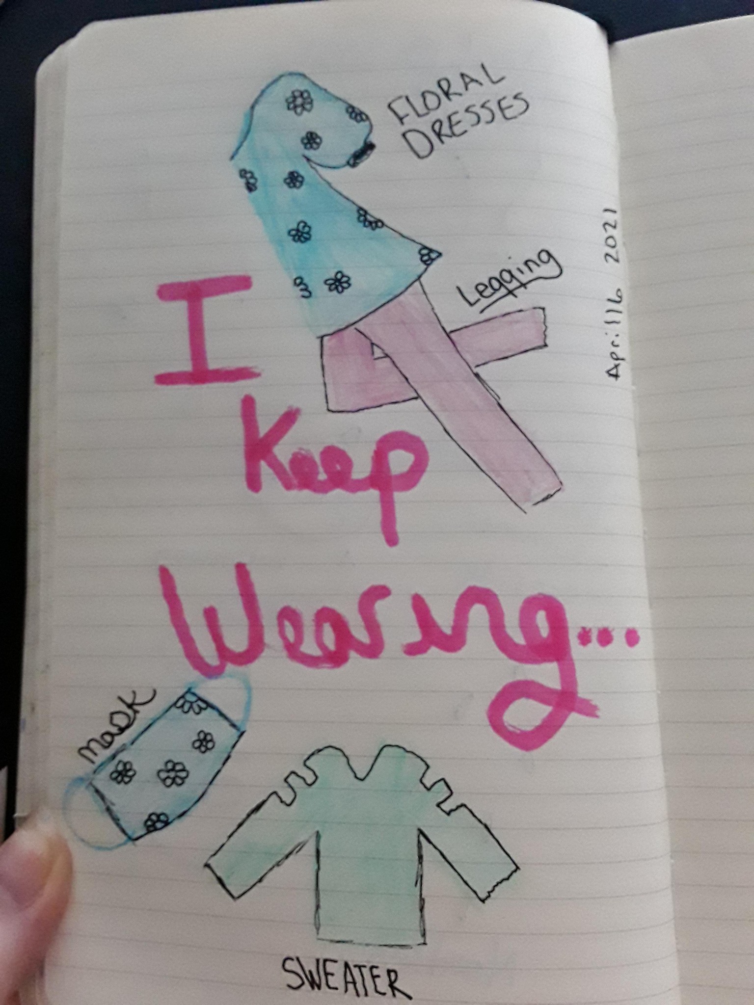 14 day art journaling challenge - image 8 - student project