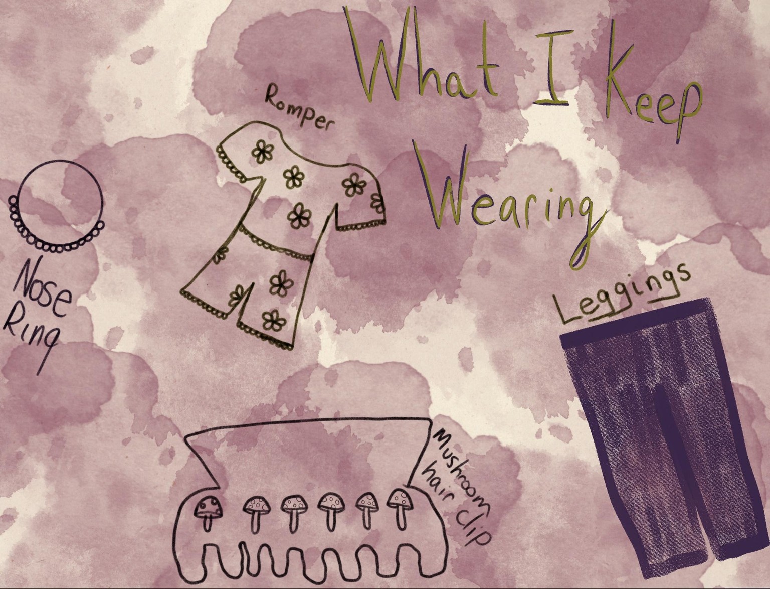 14 day art journaling challenge - image 22 - student project