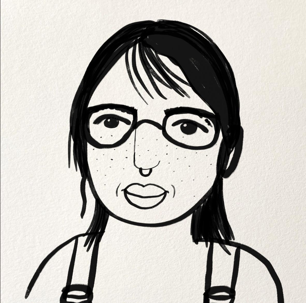 Selfie sketch - image 5 - student project