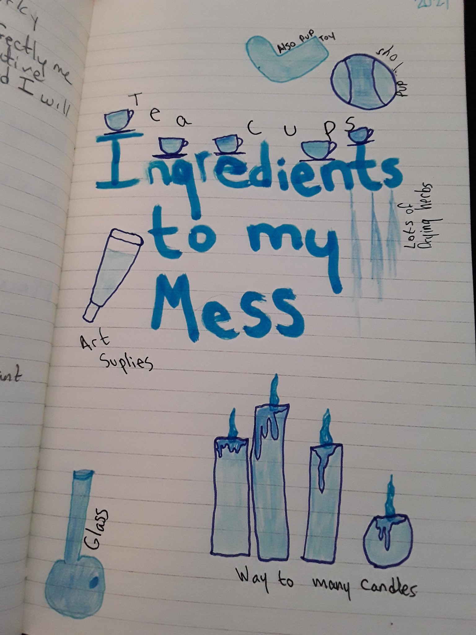 14 day art journaling challenge - image 5 - student project