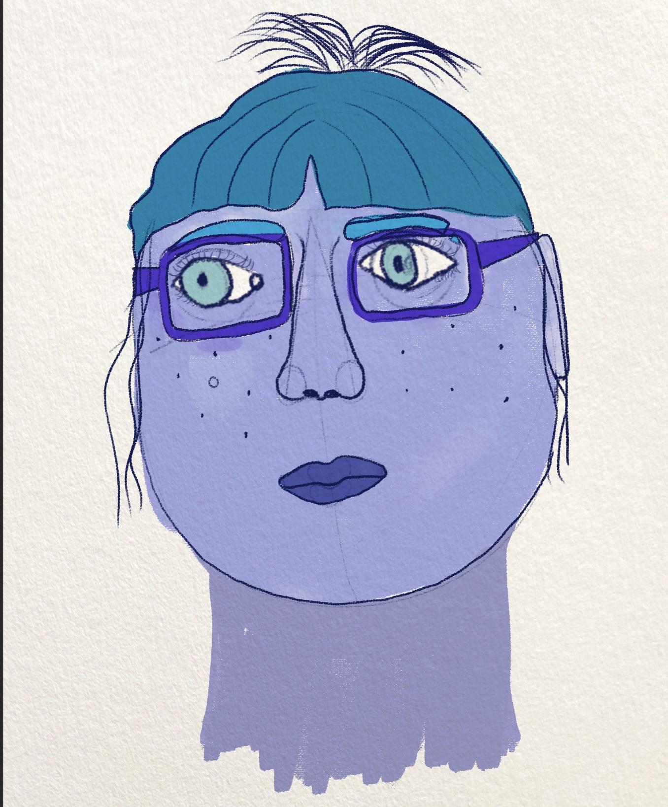 Selfie sketch - image 7 - student project