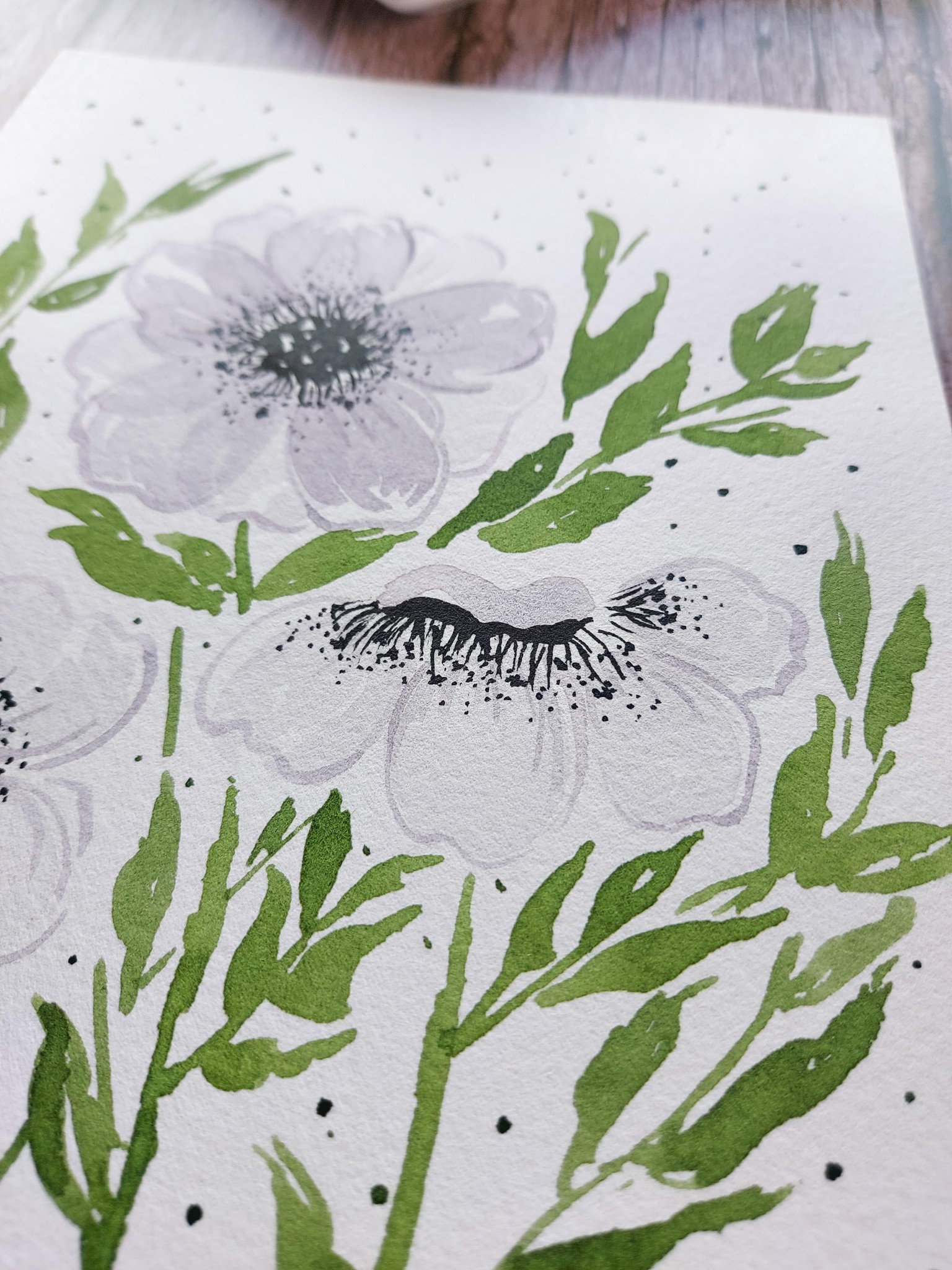 How To Create White Watercolors - Cara Rosalie Olsen - image 5 - student project
