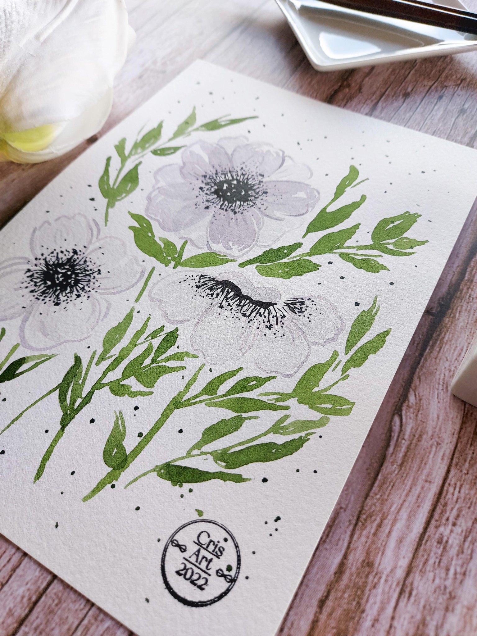 How To Create White Watercolors - Cara Rosalie Olsen - image 6 - student project