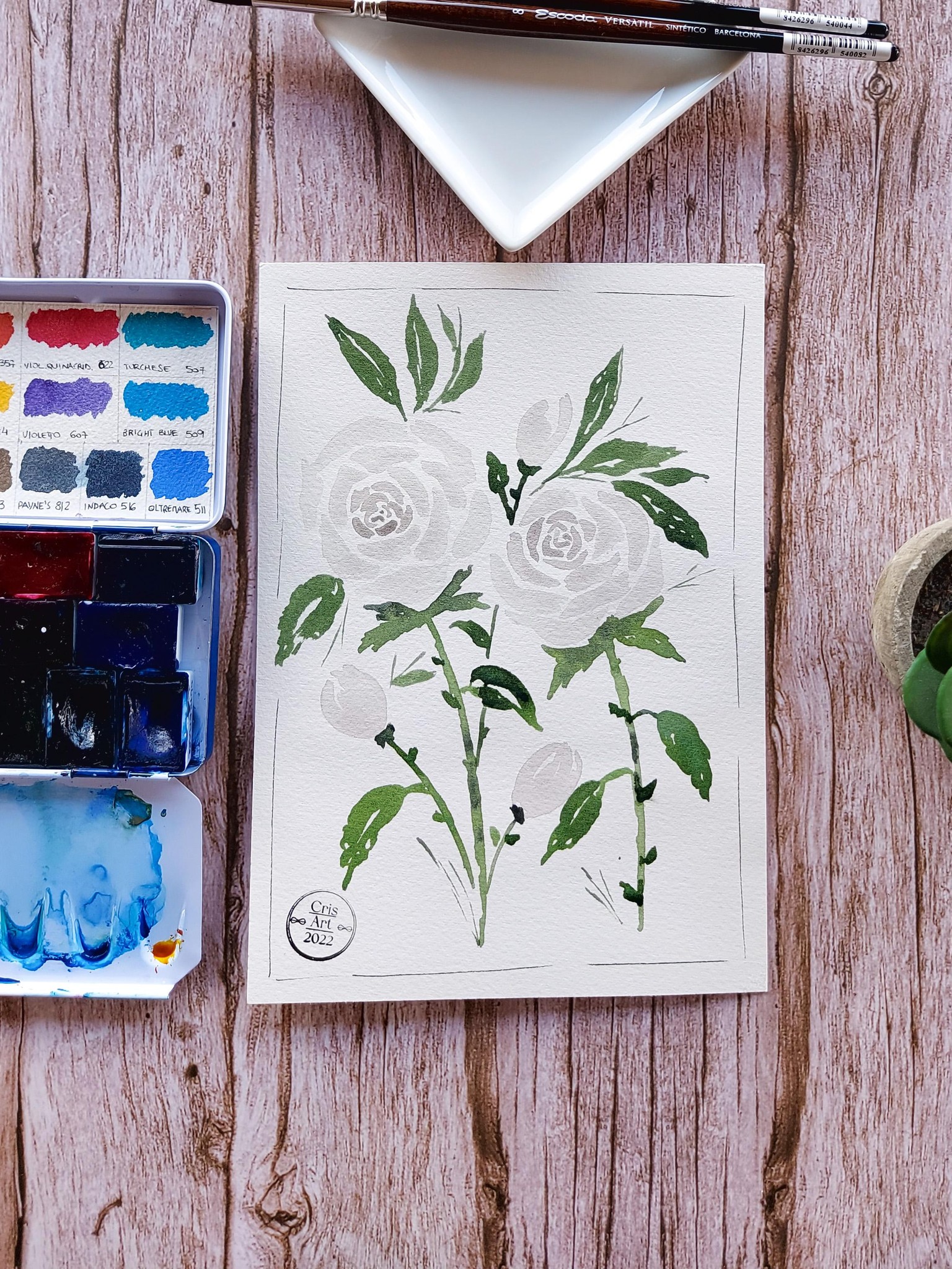 How To Create White Watercolors - Cara Rosalie Olsen - image 2 - student project