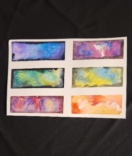 Galaxy lettering - image 2 - student project