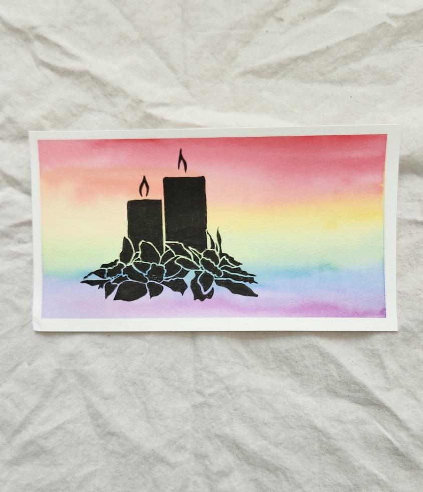 Ombre background with Karin Markers - image 1 - student project