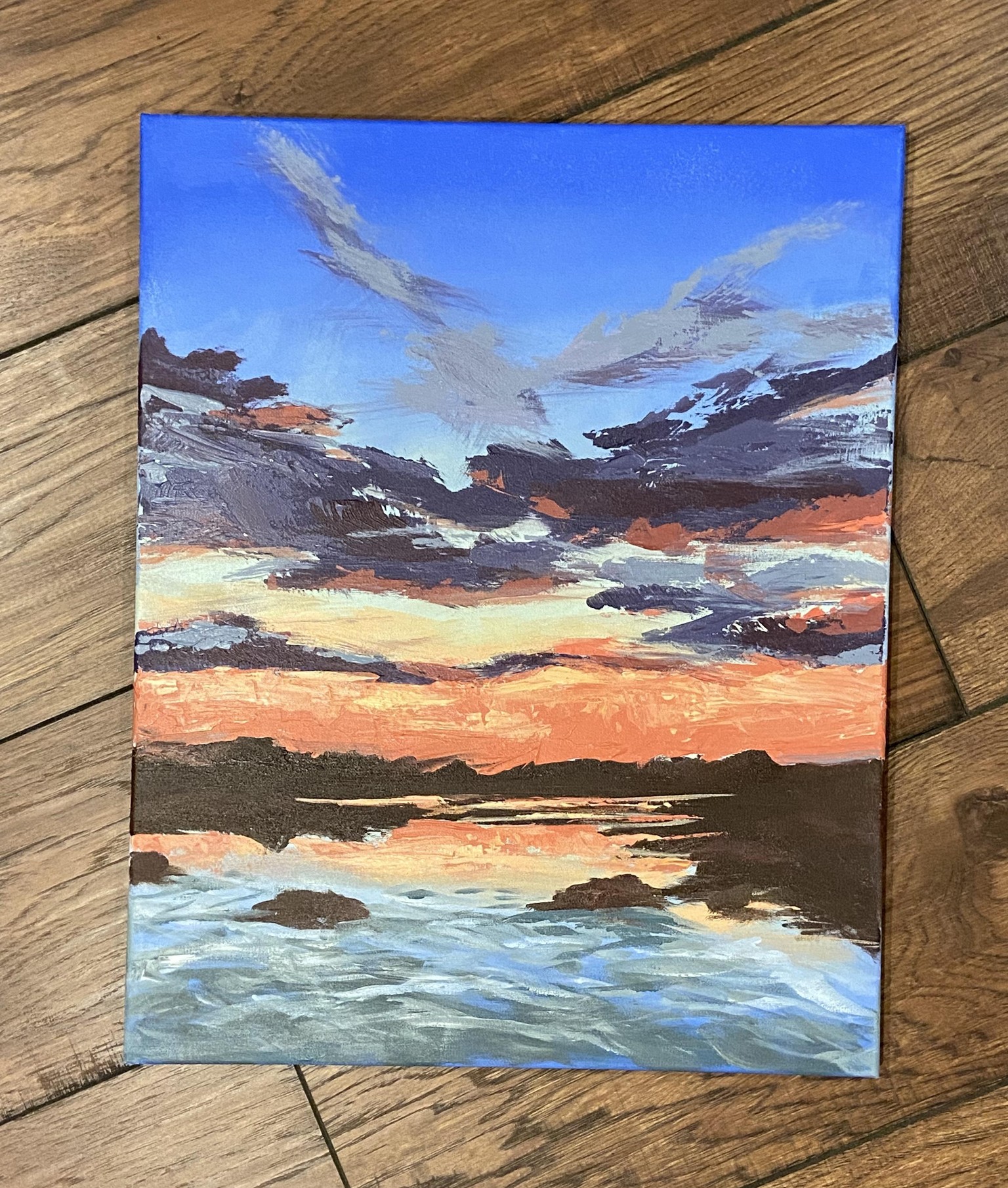 Acrylic Seascape - image 1 - student project