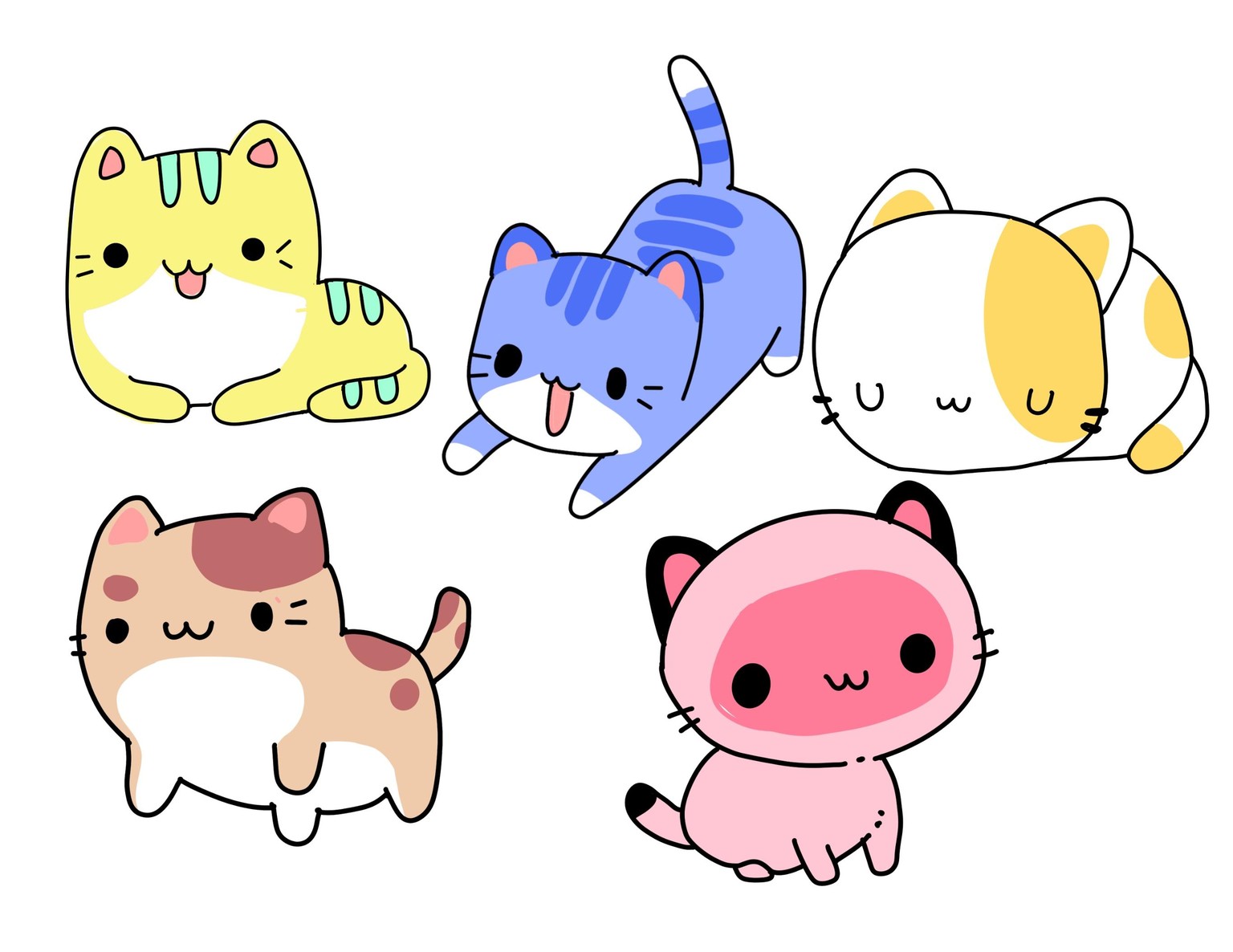 Kawaii cats - image 1 - student project