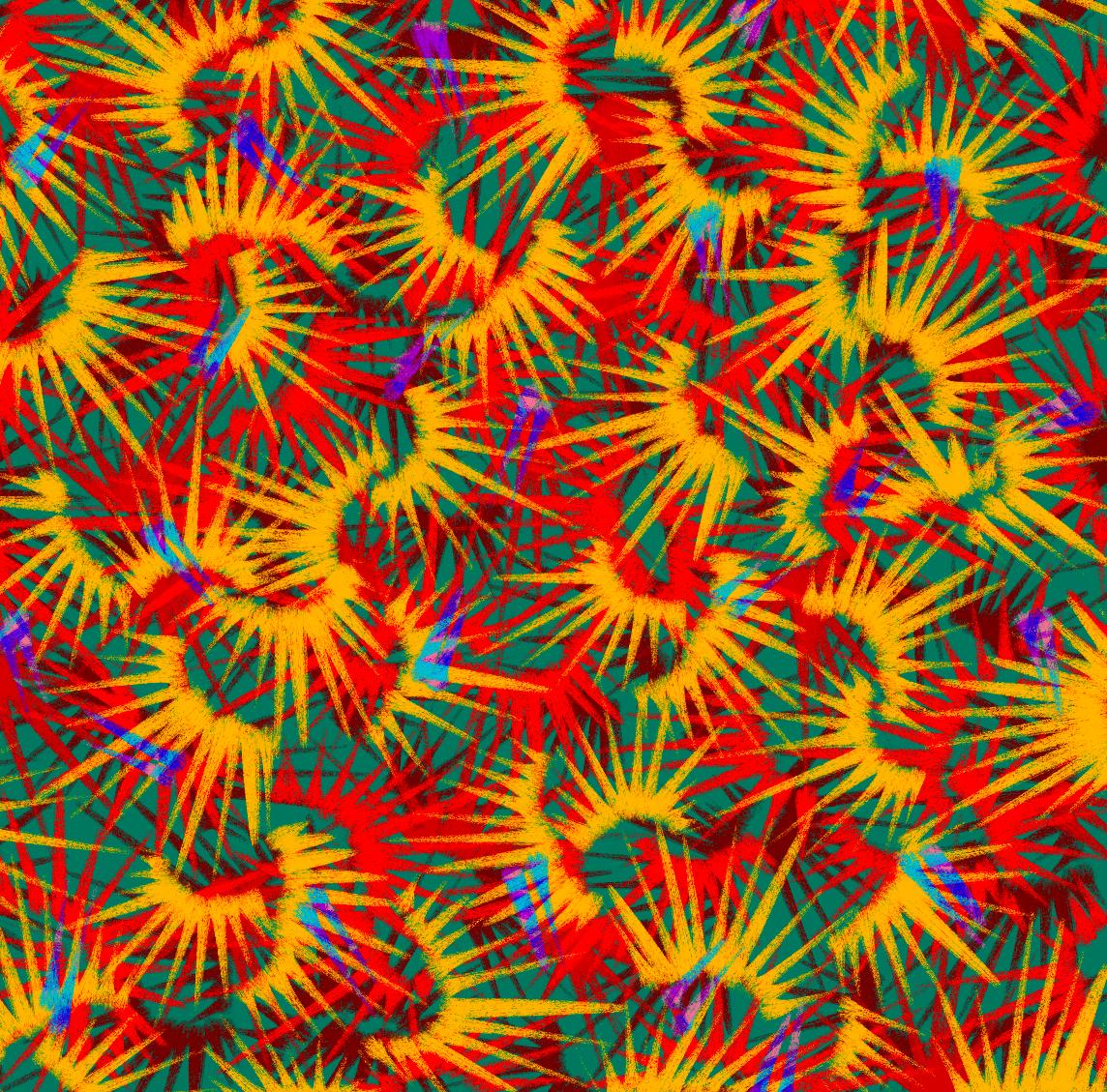 Acrylic strokes on everything! - image 3 - student project