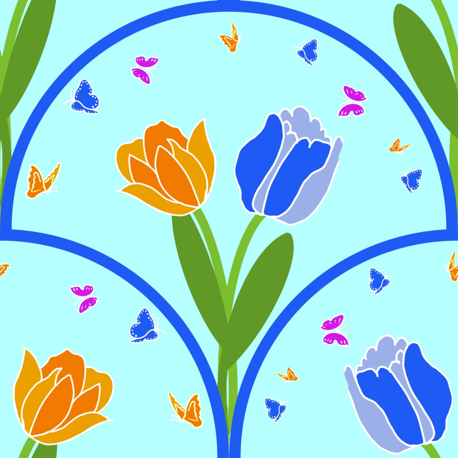 Recycled tigers and tulips! - image 6 - student project