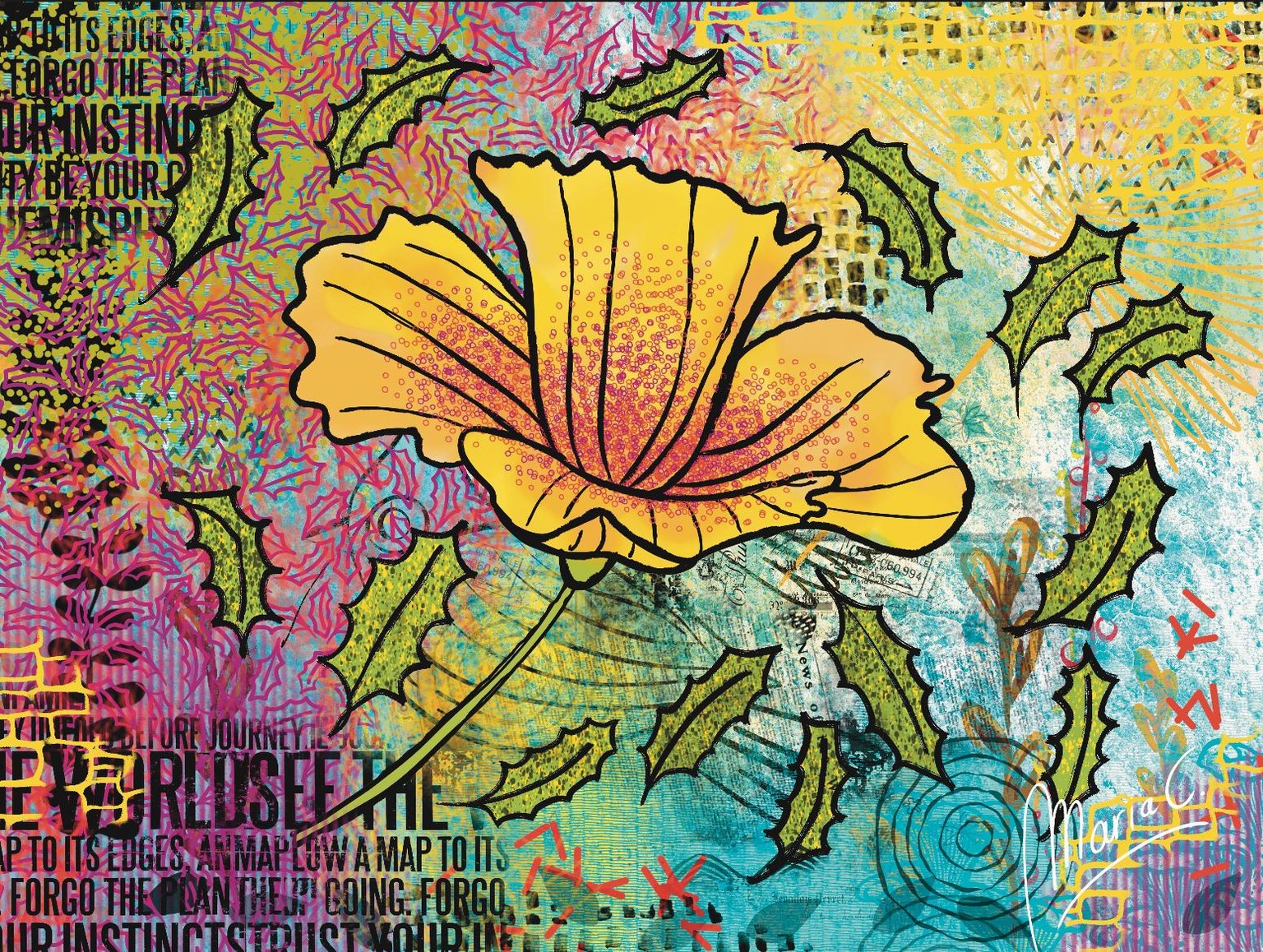 Dolores’ Mixed media!! - image 2 - student project
