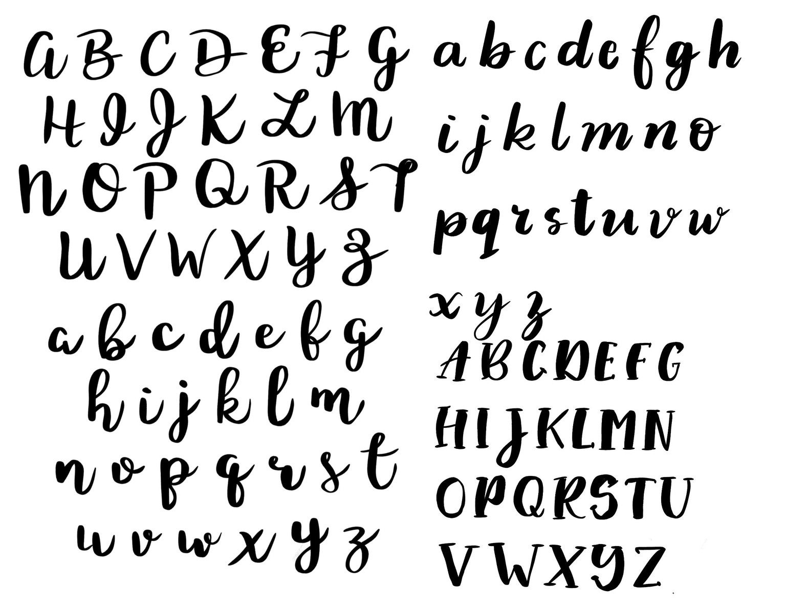 Brushlettering! - image 1 - student project