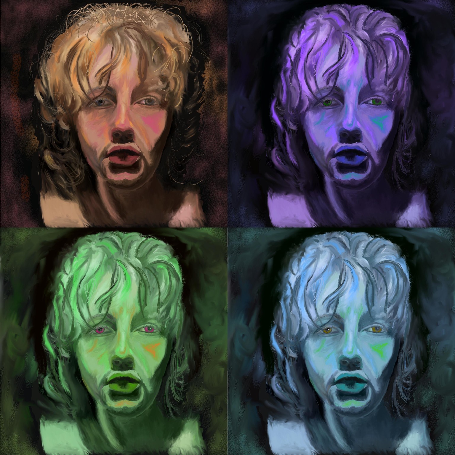 Colorful portraits - image 12 - student project