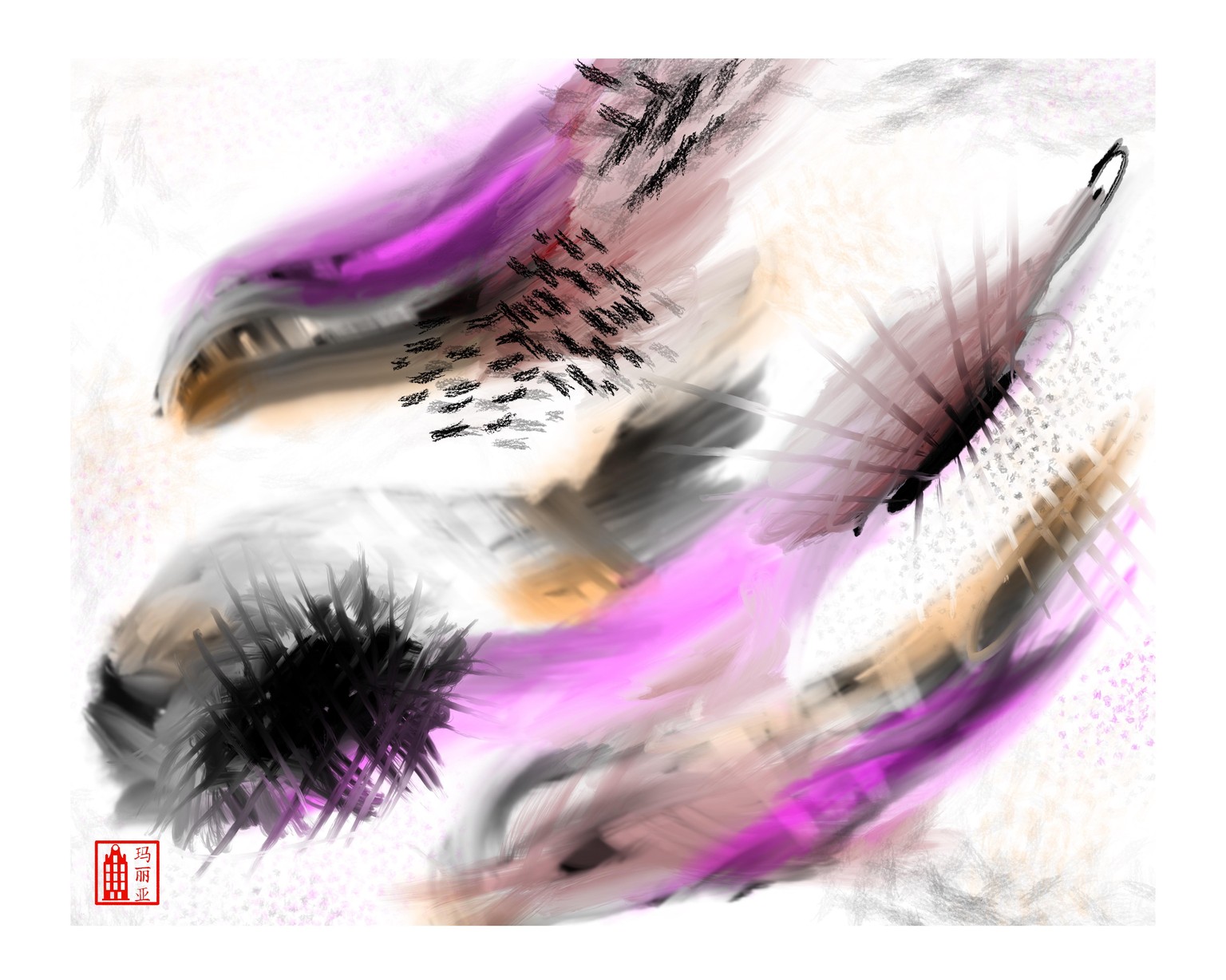 Abstract inking - image 4 - student project