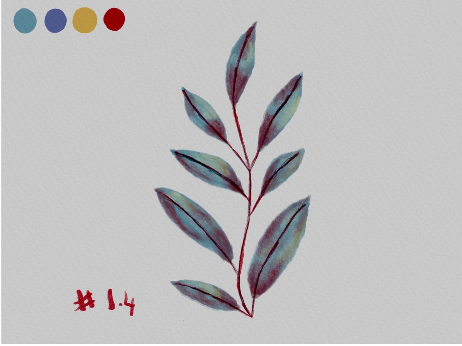 Watercolor pixels - image 2 - student project