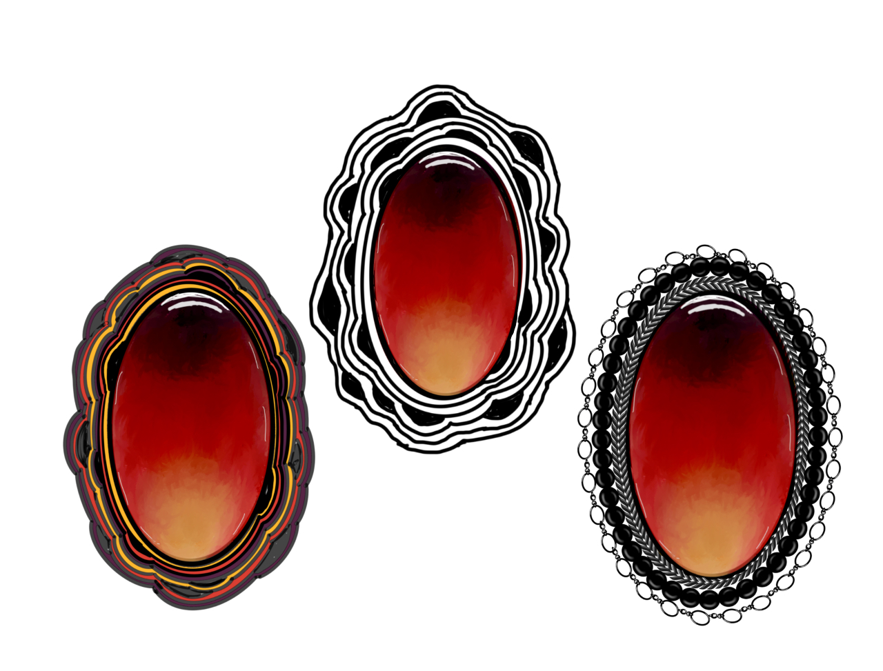 Gemstones with procreate - image 1 - student project