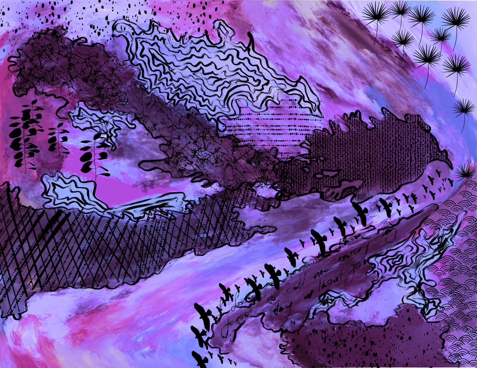 watercolor, ink and Procreate - image 3 - student project