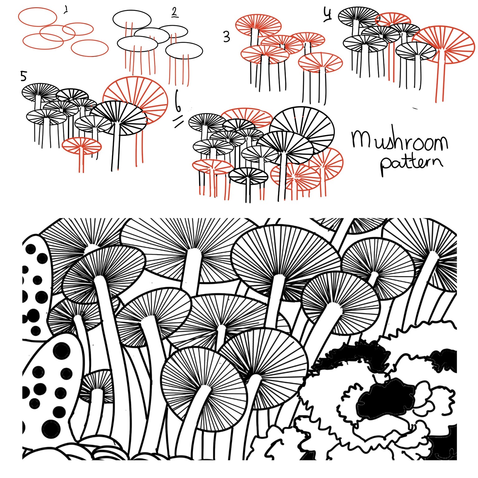 Home made zentangle patterns to relax - image 5 - student project