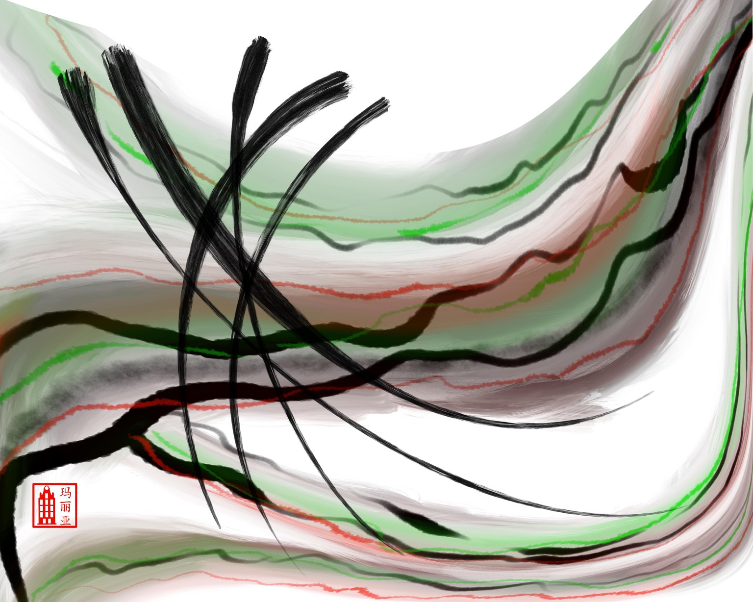 Abstract inking - image 8 - student project