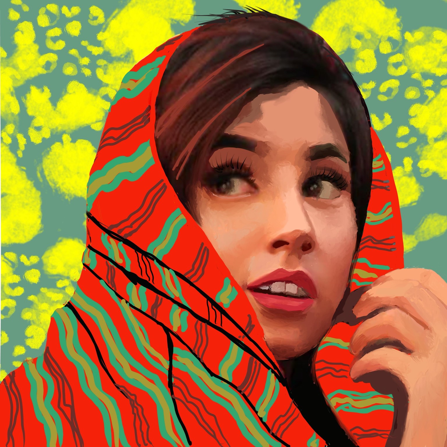 Colorful portraits - image 5 - student project