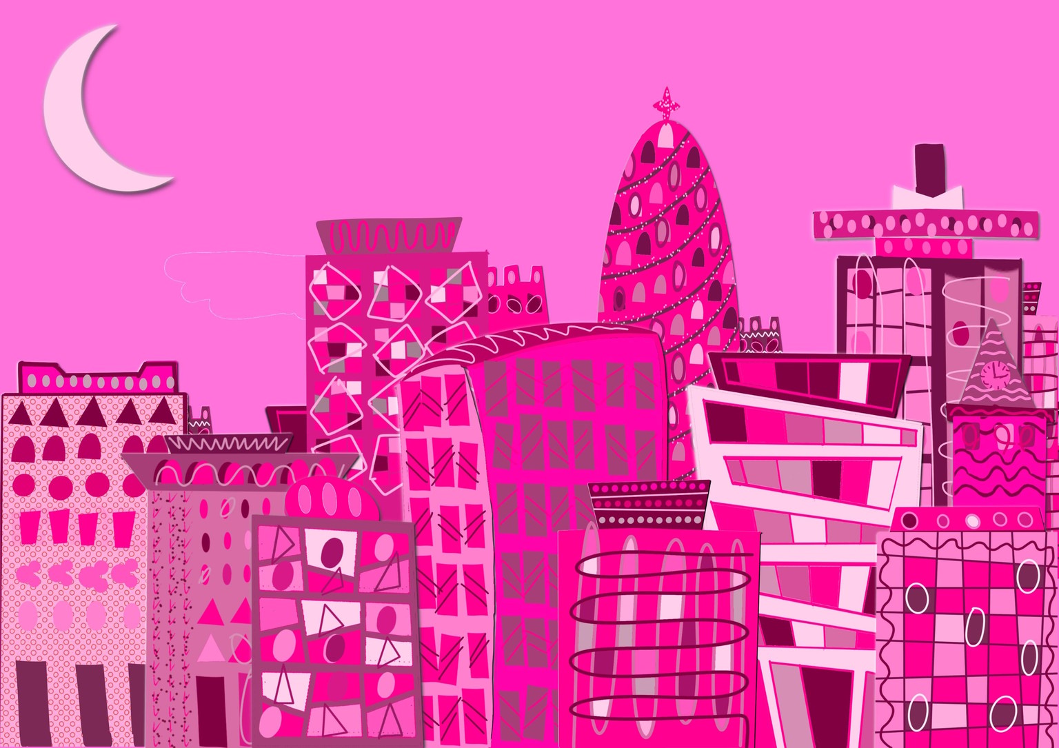 Monochromatic city - image 1 - student project