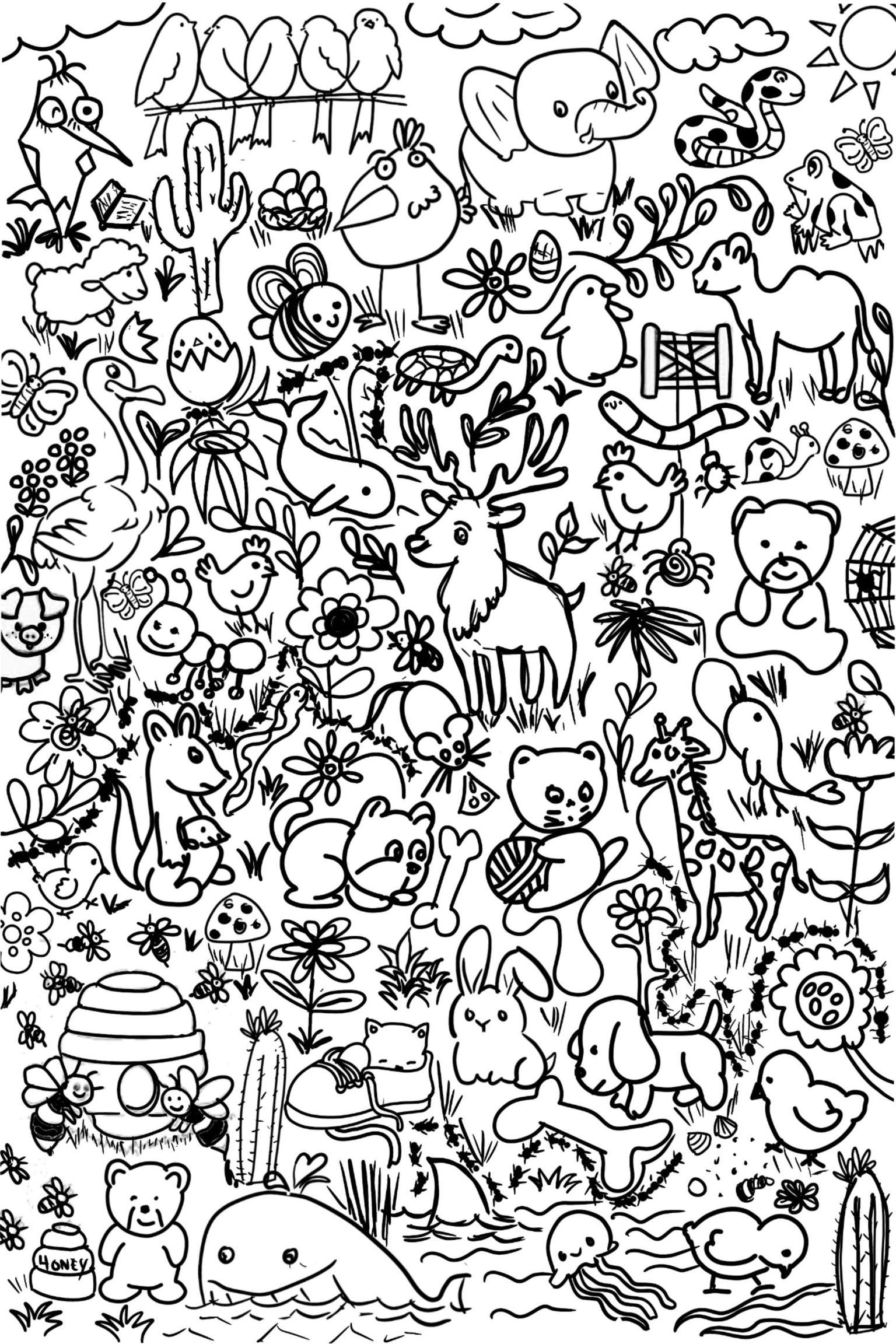 Crazy animals and crazy fishes - image 1 - student project