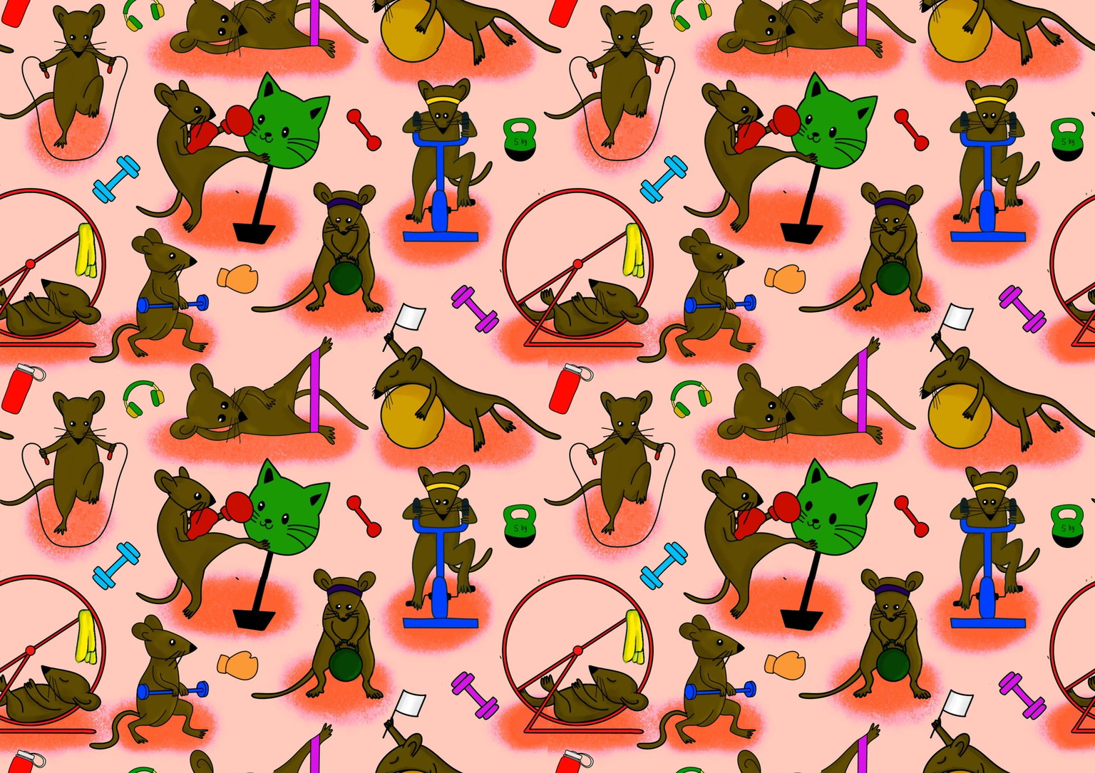 Seamless pattern with a story! - image 4 - student project