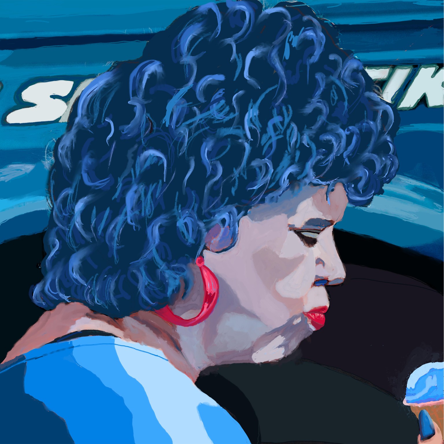 Colorful portraits - image 2 - student project
