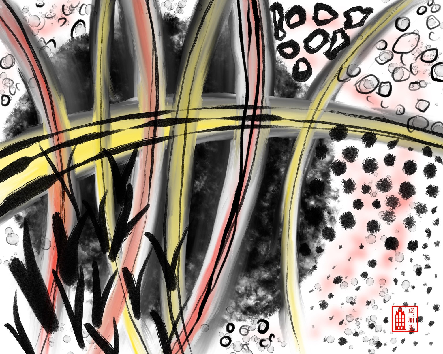 Abstract inking - image 5 - student project