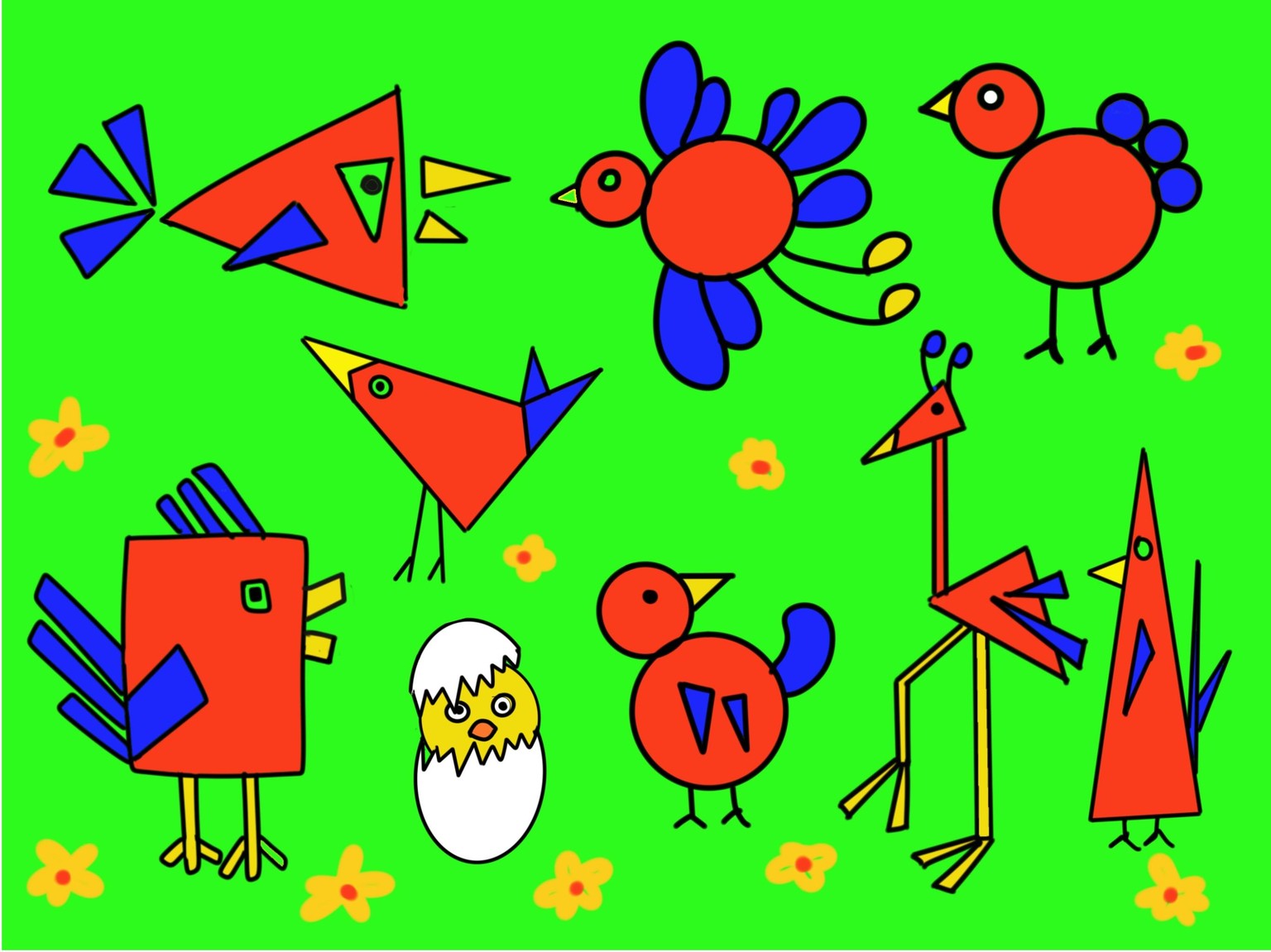 Birds, birds, birds, ……. . - image 1 - student project