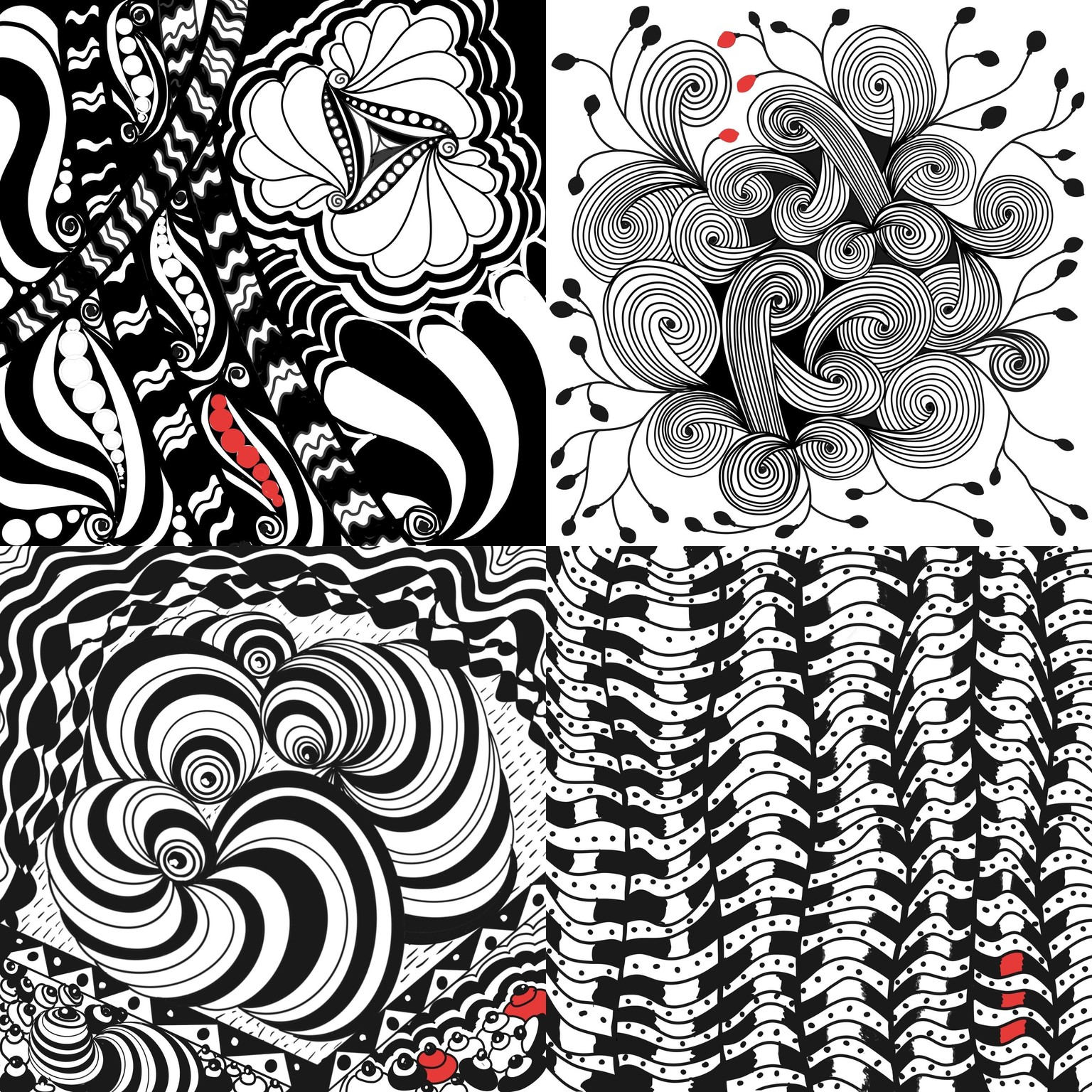 45 days of Zentangle with procreate - image 6 - student project
