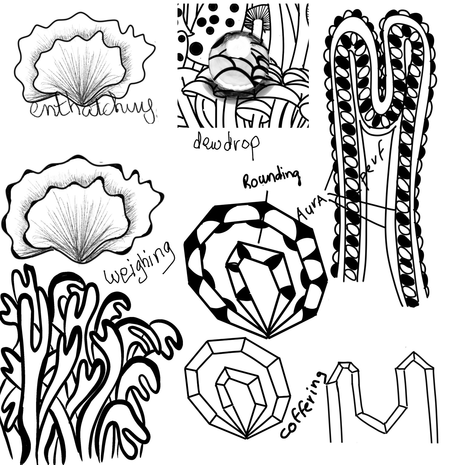 Home made zentangle patterns to relax - image 9 - student project